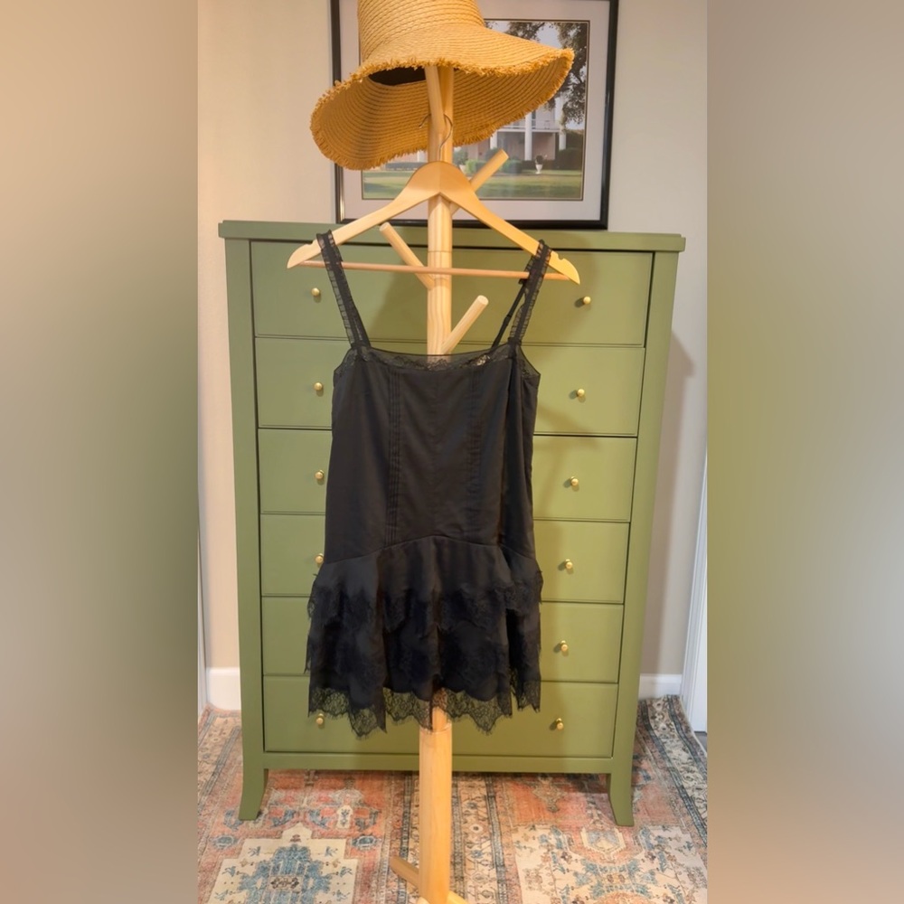 Reformation Cleodora Dress In Black, brand new without tags, never worn. - Picture 6 of 15